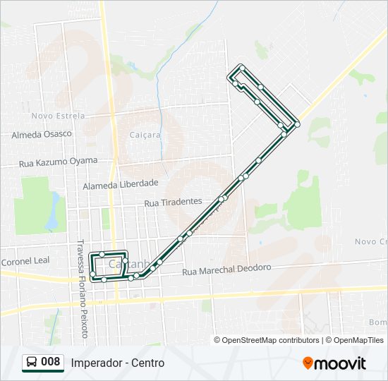 008 Bus Line Map