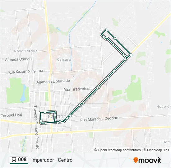 008 Bus Line Map