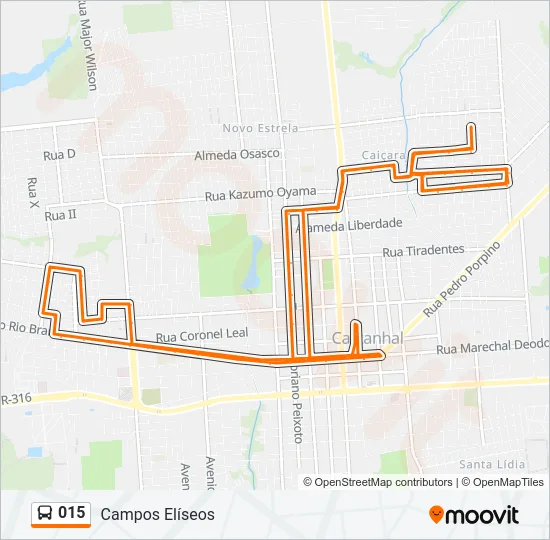015 Bus Line Map