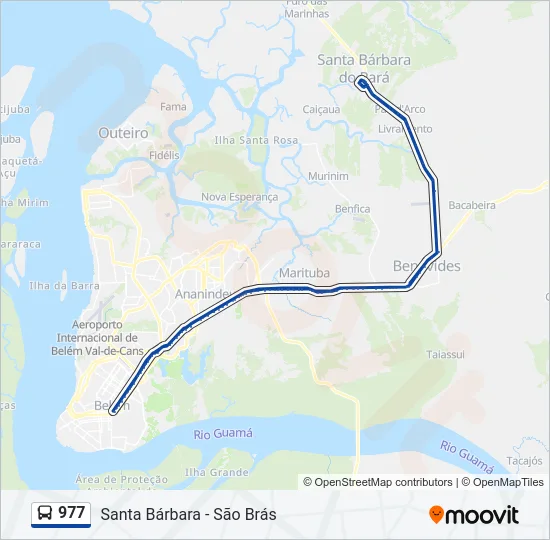 977 Bus Line Map