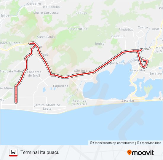 E30B Bus Line Map