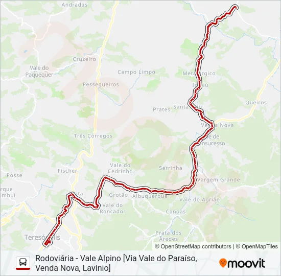 36C Bus Line Map