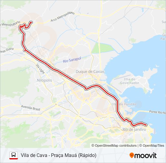 503B bus Line Map