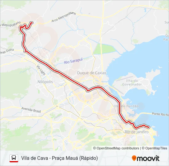 503B Bus Line Map