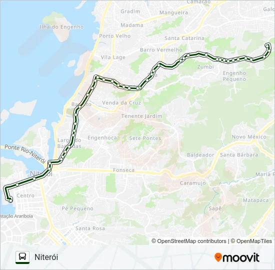 446 Bus Line Map