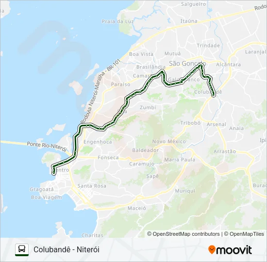 530 Bus Line Map