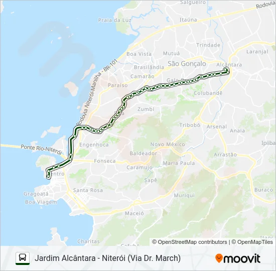 531 Bus Line Map