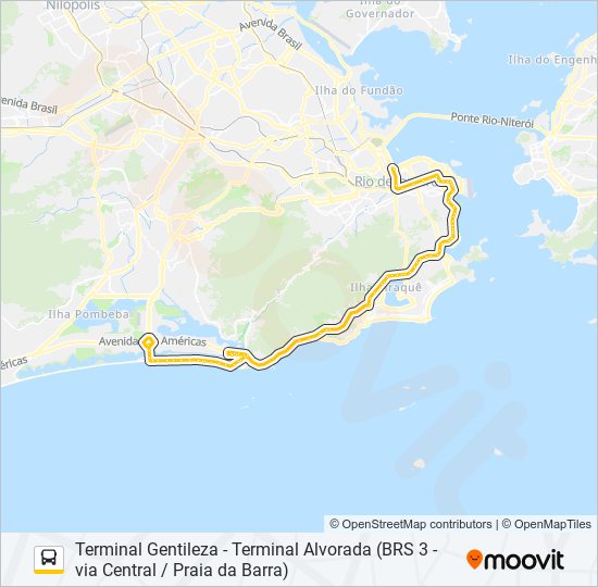 Mapa de 309SN de autobús