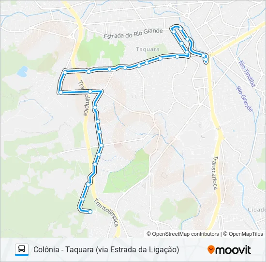 831SV Bus Line Map