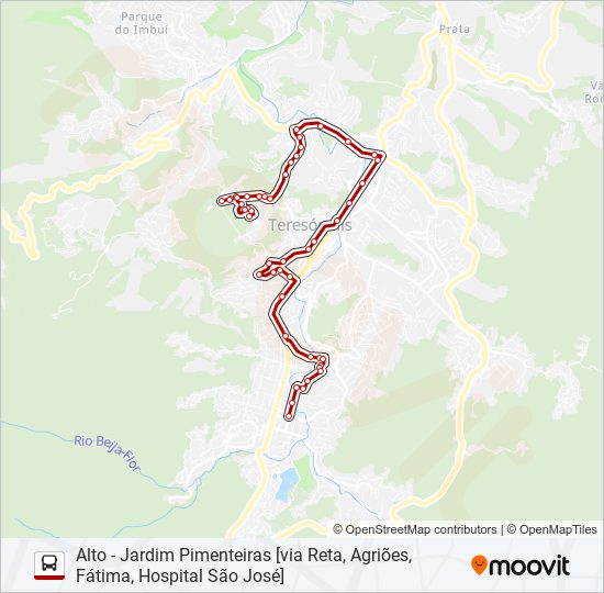 13D bus Line Map