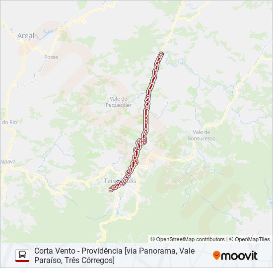 34C bus Line Map