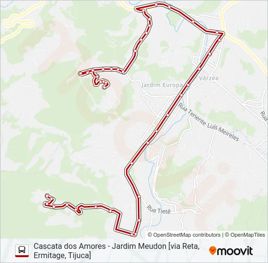 48A Bus Line Map