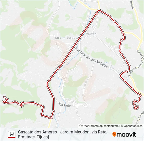 48A Bus Line Map