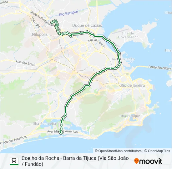 410T Bus Line Map