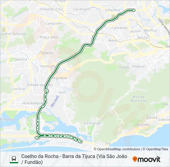 410T Bus Line Map
