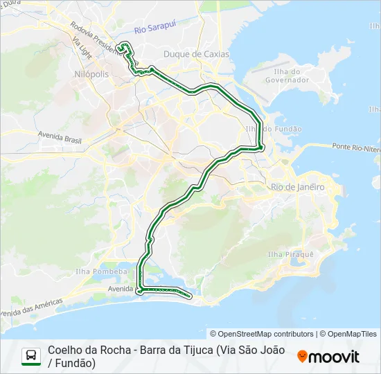 410T Bus Line Map