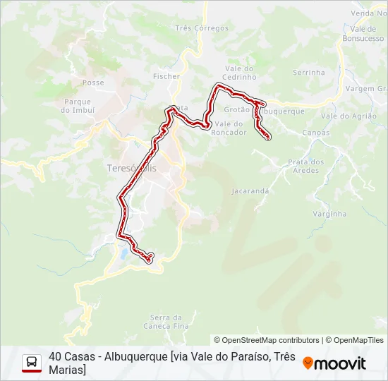 03B Bus Line Map