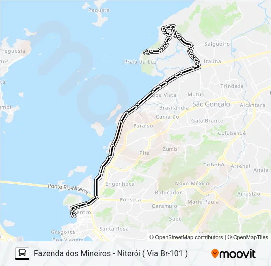 519M Bus Line Map