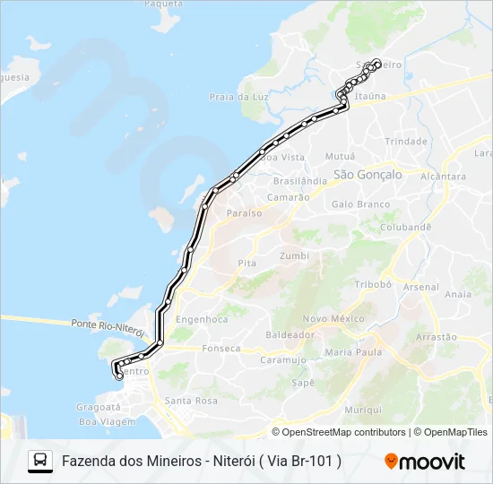 519M Bus Line Map