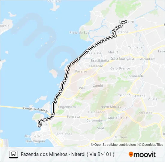 519M Bus Line Map