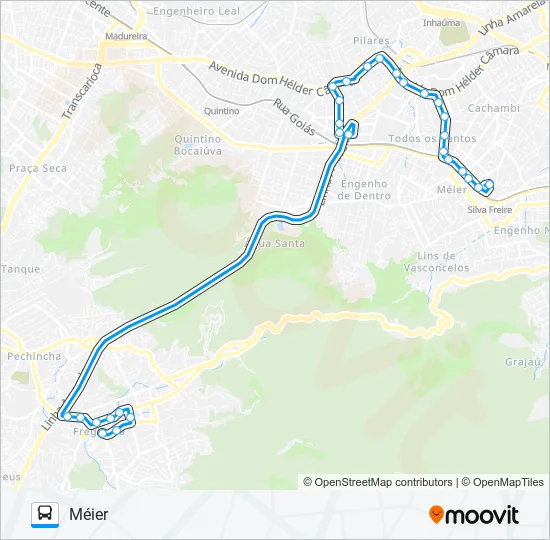 692SP Bus Line Map