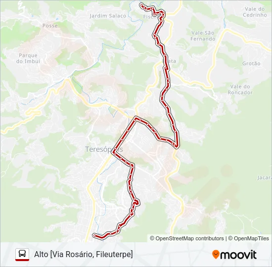 40D Bus Line Map