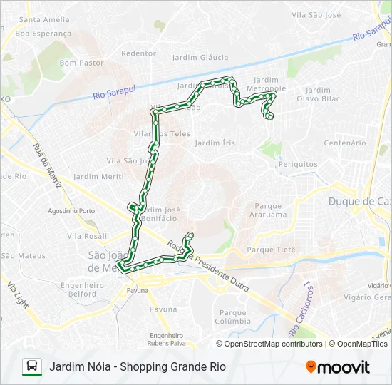7018 Bus Line Map