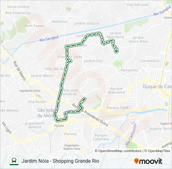 7018 Bus Line Map