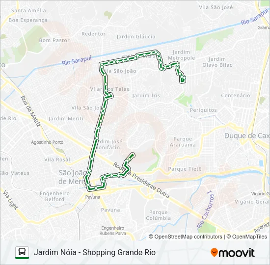 7018 Bus Line Map
