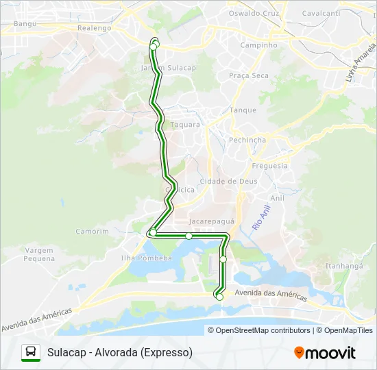 53 Bus Line Map