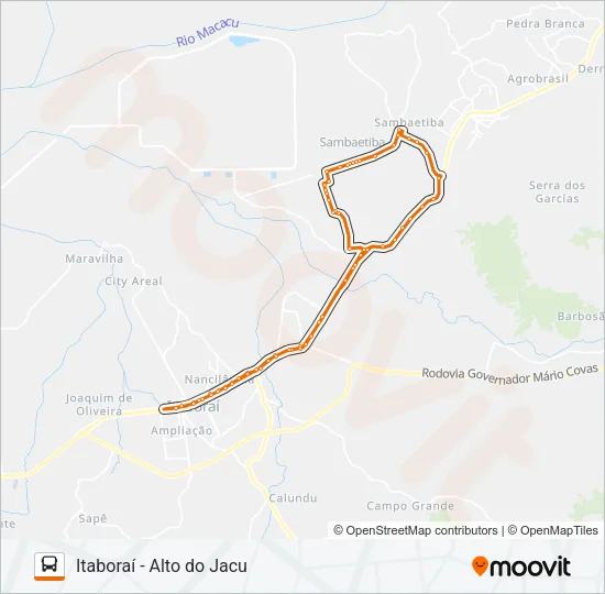 38 Bus Line Map