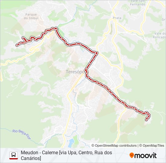 97D bus Line Map