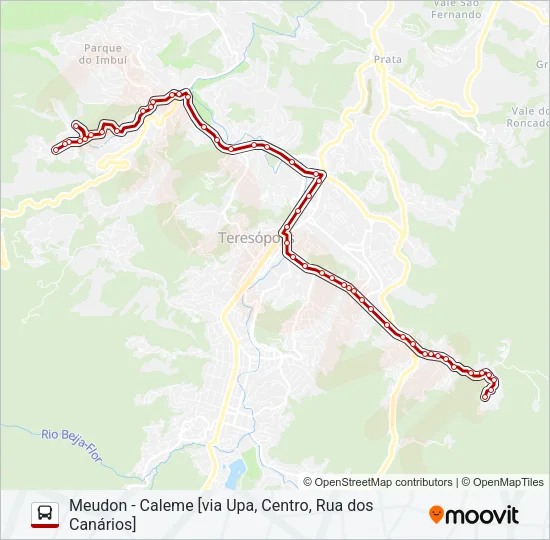 97D Bus Line Map