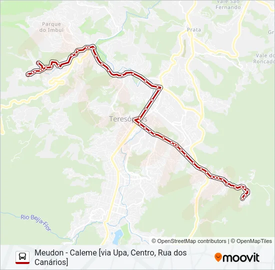 97D Bus Line Map