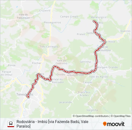 47A Bus Line Map