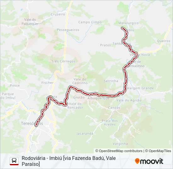 47A Bus Line Map