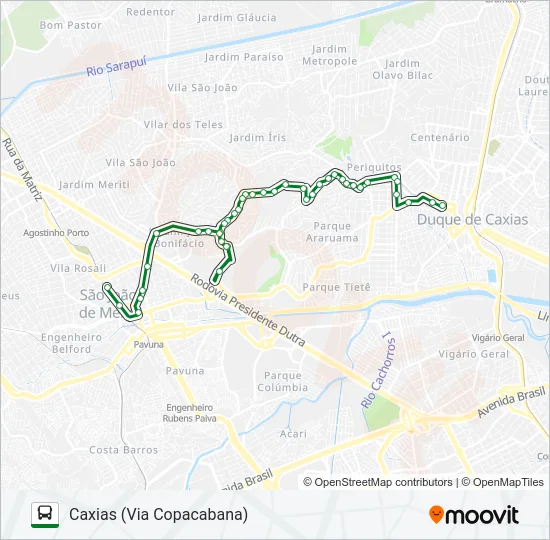 141I Bus Line Map