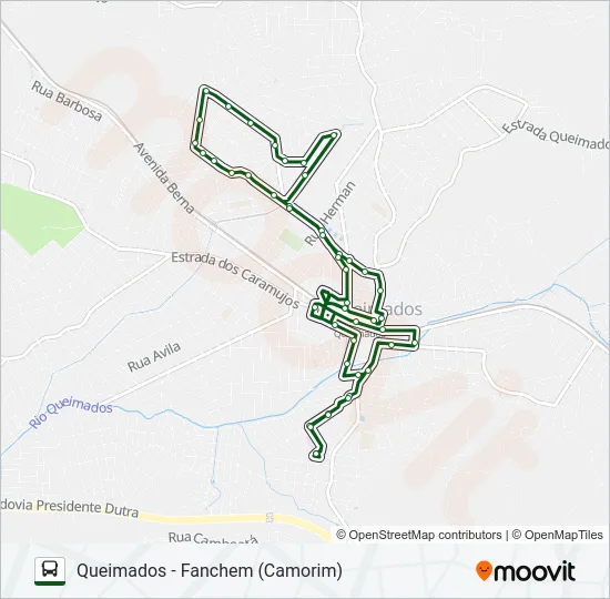 007 Bus Line Map