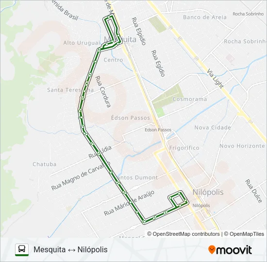 439 Bus Line Map