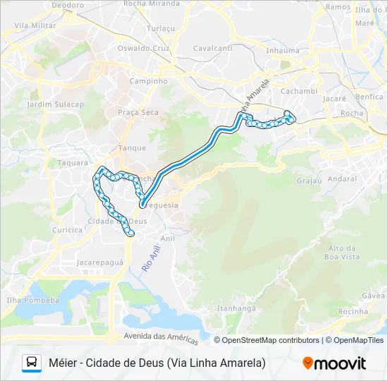 691 Bus Line Map