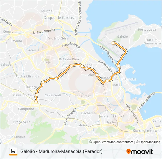 42 Bus Line Map