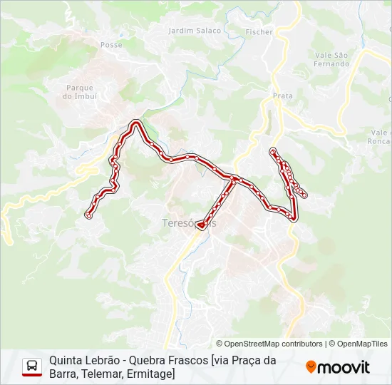 08B Bus Line Map
