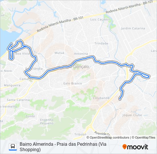 20A bus Line Map