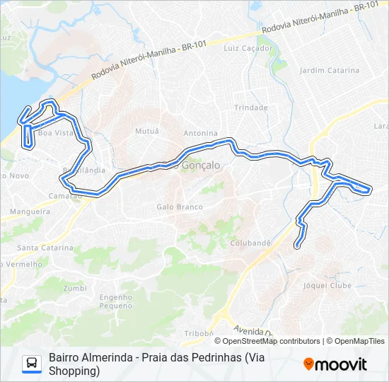 20A Bus Line Map