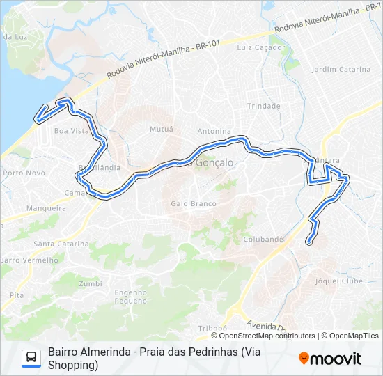 20A Bus Line Map