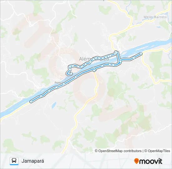 204 Bus Line Map