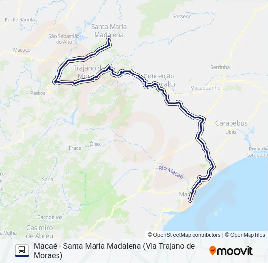B155 Bus Line Map