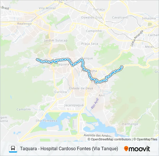 601SP Bus Line Map