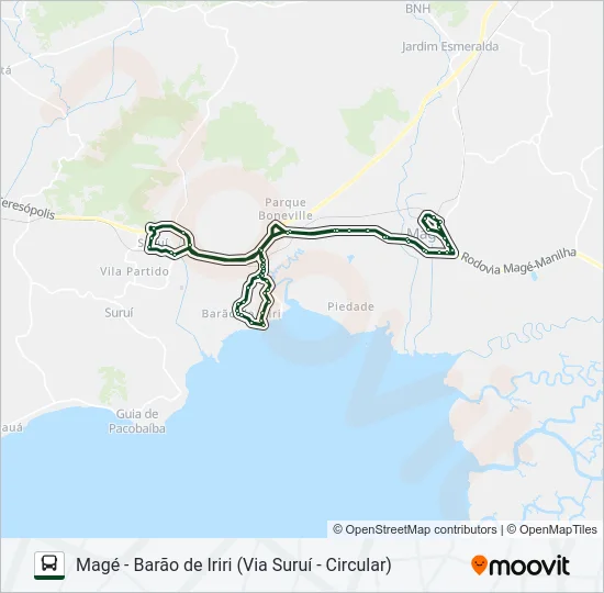 1008 Bus Line Map