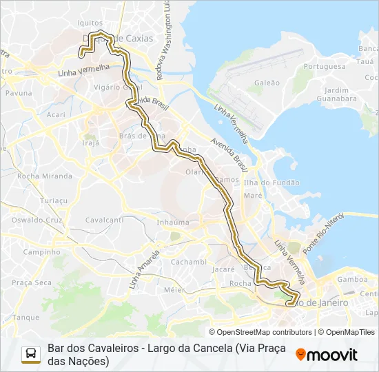 486L Bus Line Map